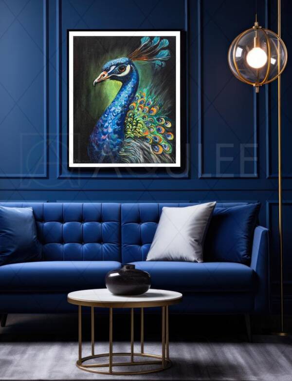 Peacock- "The Majestic Symphony: Elegance in Bloom" - Image 3