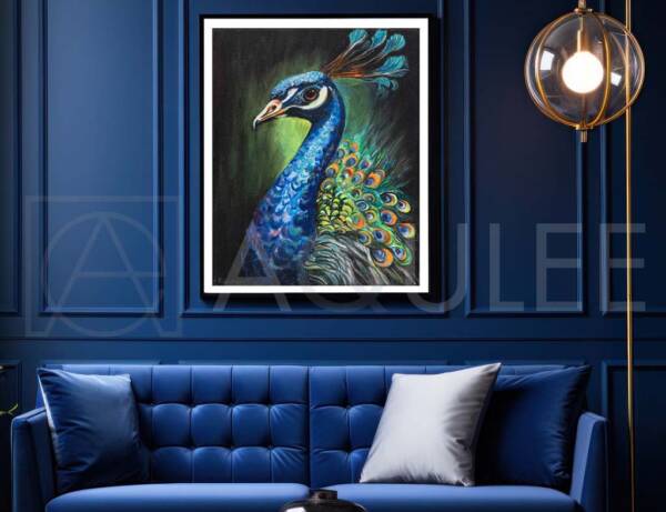 Peacock- "The Majestic Symphony: Elegance in Bloom"