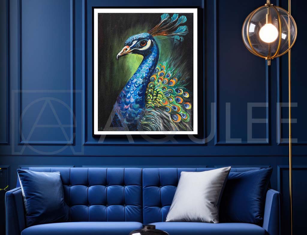 Peacock- "The Majestic Symphony: Elegance in Bloom"
