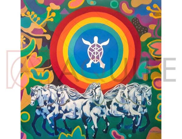 TORTOIS WITH SEVEN HORSES - Image 2