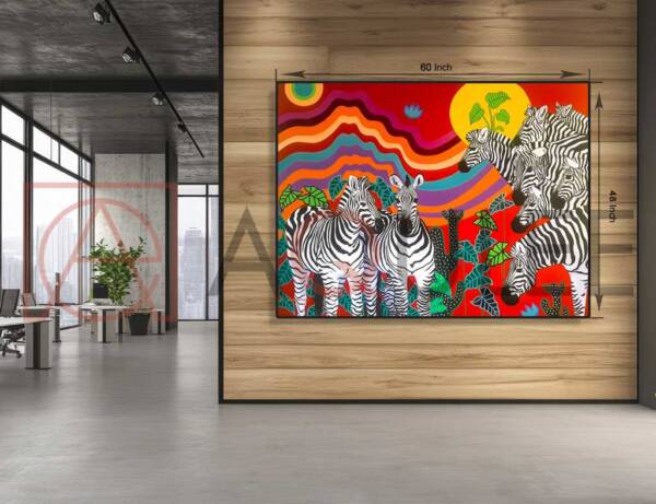 Zebras In A Jungle - Image 2